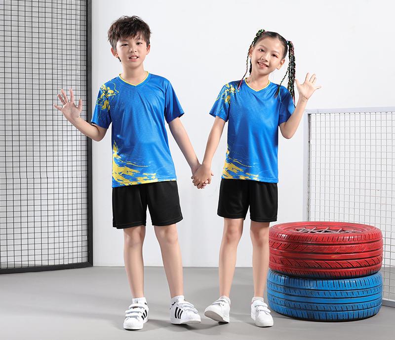 Kids' Quick-Dry Table Tennis and Badminton Sportswear Set