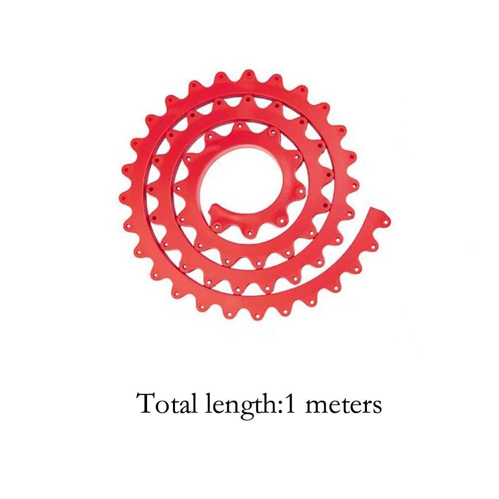 1pc 1/2M Woodworking Profiling Strip Gear Driven Flexible Curve Template Guide Adjustable Profiling Strip For Pattern Transfer