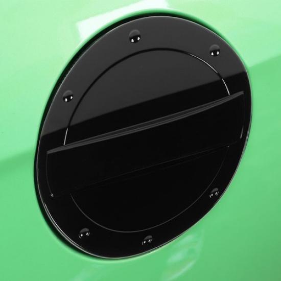 Exterior Filler Fuel Door Tank Gas Cap Cover Trim for Ford Mustang 2010-14 Black
