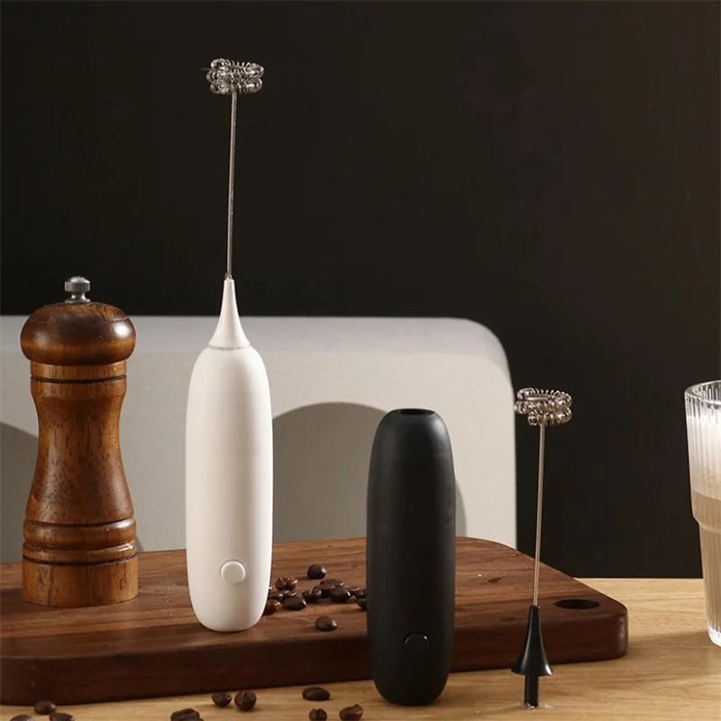 Milk Frother Handheld Cappuccino Maker Coffee Foamer Egg Beater Chocolate Stirrer Mini Portable Food Blender Kitchen Whisk Tool