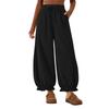 Pantaloni da Donna in Velluto a Coste Colorati Vita a Sacchetto Vita Alta Gamba Larga Vestibilità Larga Pantaloni Casual