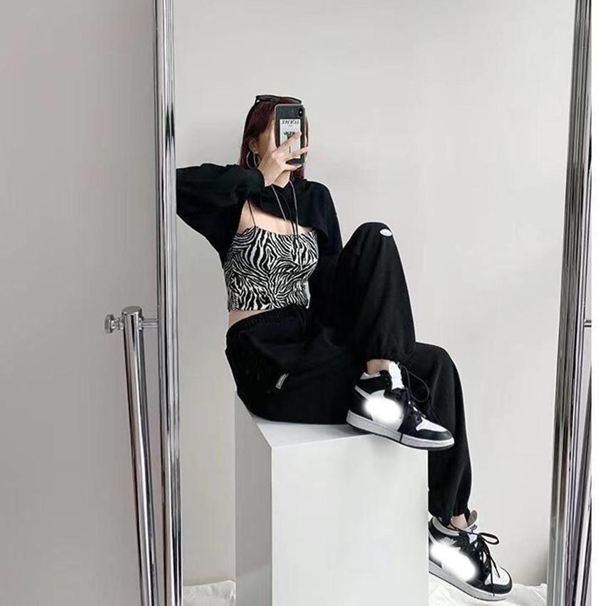 

Весенние тонкие свободные спортивные брюки с высокой талией и американским принтом, женские повседневные облегающие брюки, нижнее белье, женская одежда 2XL