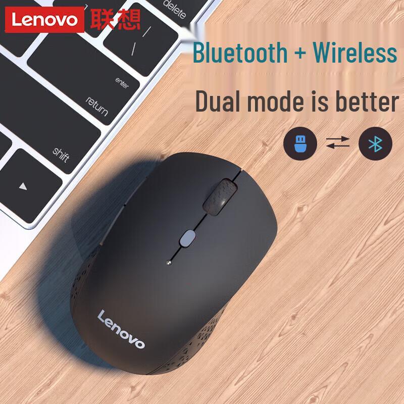 Lenovo Wireless Bluetooth Dual Mode Ergonomic Office Mouse