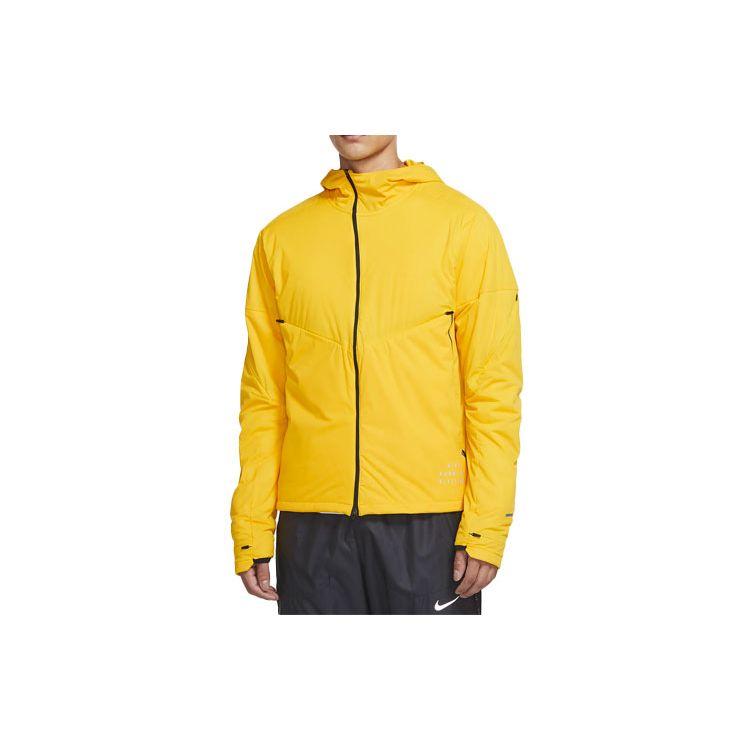 

Nike Reflective Letter Logo Running Sports Casual Jacket Men Jackets Yellow CU7890-743 M