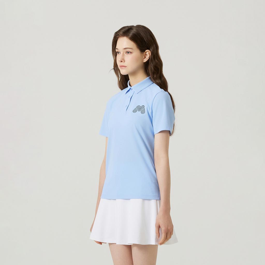MARTINE GOLF Big M Basic Fit Half Sleeve T-Shirts_S/Blue
