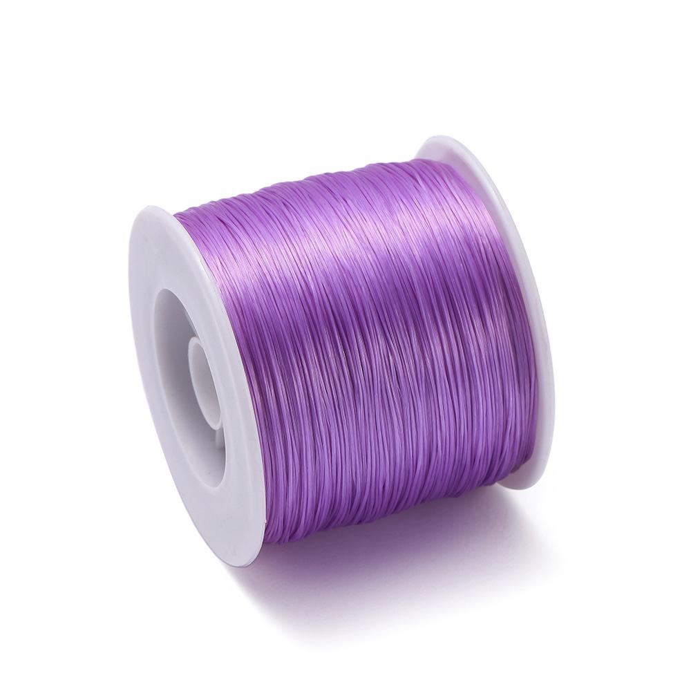 0.8mm Korean Imported Elastic Line, Flat Silk Elastic Line TPU Bead Elastic Line DIY Bracelet Necklace Beads