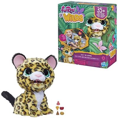 Hasbro FurReal Leopard Rory Animatronisches Plüschtier Elektronisches Haustier mit über 40 Geräuschen und Reaktionen Ab 4 Jahren F4394 Authentischer Snack-Liebhaber