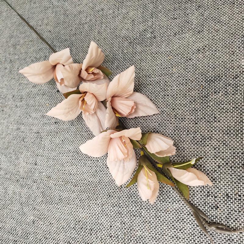 Butterfly Gladiolus Silk Flower Wedding Decor Bridal Centerpiece Decoration Home