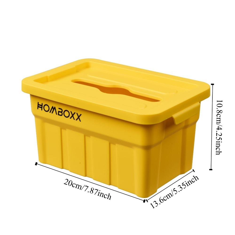 Plastic Lifting Drawer Box Industrial Style Napkin Extraction Box Tissue Storage Boxes  Desktop