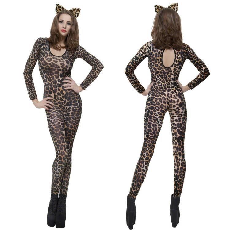 New Halloween tiger costume cat woman costume cosplay animal costume number buy play nightclub performance costume