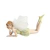 Flower Fairy Figure Figurine Lovely Desktop Ornament Fairy Statue Sculpture Creative for Bookshelf Cabinets House Bedroom Gift
