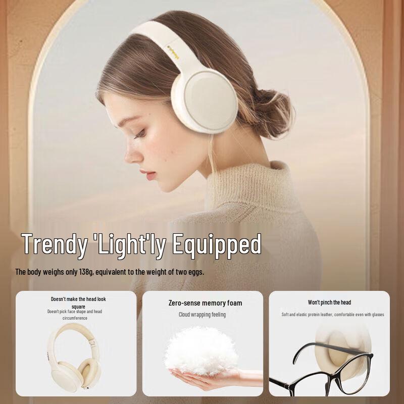 Lenovo ThinkPlus TH30 Bluetooth 5.4 Noise-Cancelling Over-Ear Headphones