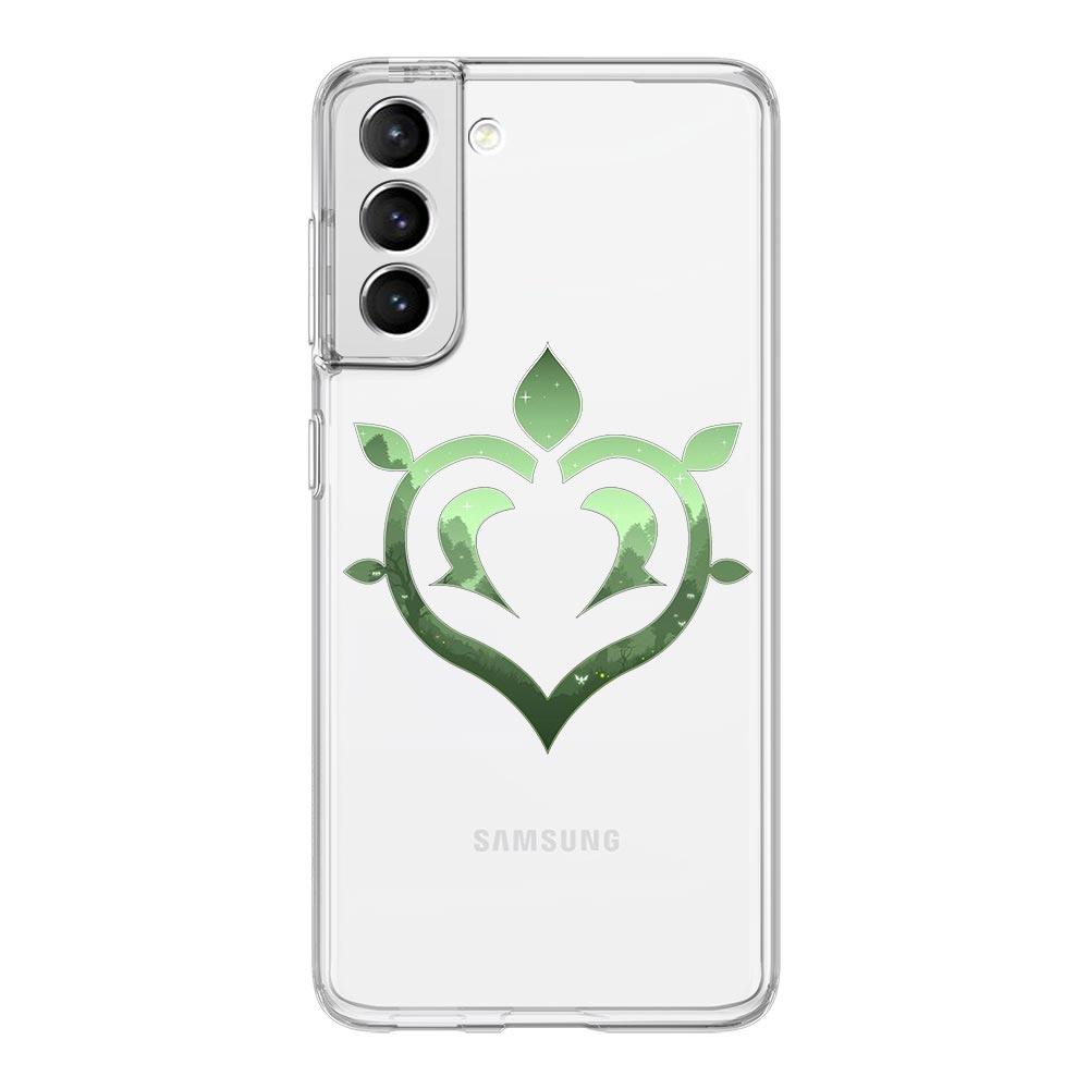 Genshin impact Logo Phone Case For Samsung Galaxy S22 S21 S20 FE Ultra 5G S10 S10E S9 S8 Plus Note 10 Soft Clear Full Lens Cover
