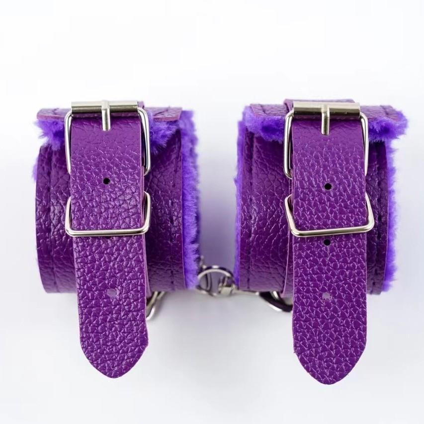 Sex Toy Handcuff Female Hand Restraint Cuffs Fluffy Adjustable Hands Ankles Cuffs Adult Lover SM Slave Erotic Games Kits