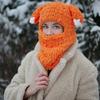 Women Knitted Caps Cosplay Party Hat Anti-Static Winter Hat Sport Skiing Hats