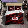 FC St. Set Biancheria da Letto Pauli Football 3 Pezzi Morbido Copripiumino con Federe Set Decorazione Camera da Letto per la Casa