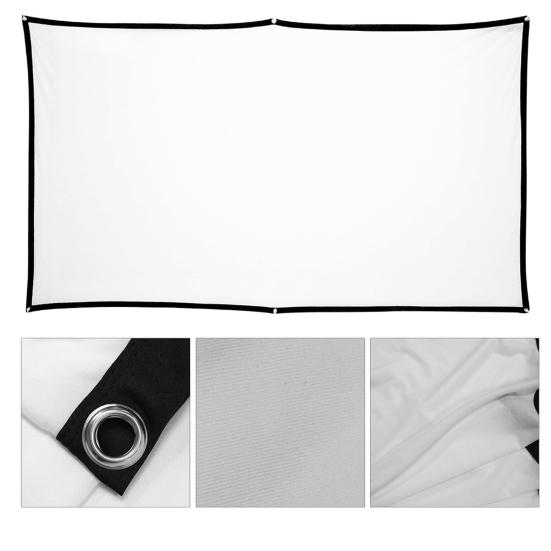 H60A Projection Curtain 16:9 High Clarity 60 inches Anti-Light Projector Screen for Home