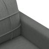 Vidaxl 4-Piece Lounge Set, Fabric Upholstered, Dark Grey