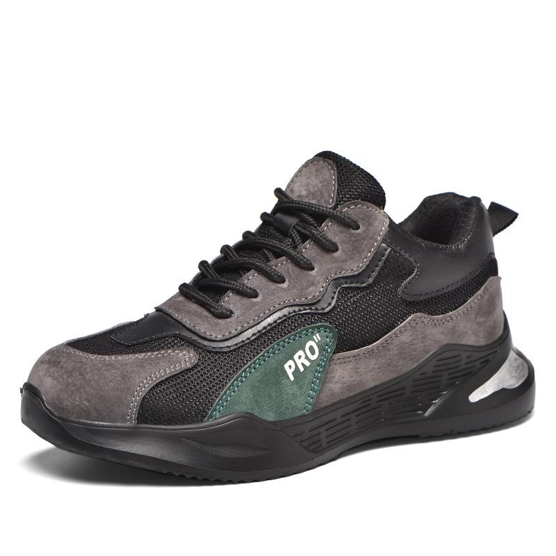 Labor Shoes Steel Bag Head Soft Sole Light Wear-resistant Safe Work Breathable Sports