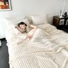 Ganzjahres Karom Flanell Decke Weich Leicht Kunst Kaninchenfell Überwurf für Sofa Bett Einzel Doppel Warm Plüsch Bettüberwurf