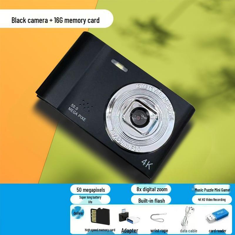 5000W Pixel HD Dual-Lens Retro Campus Camera D04