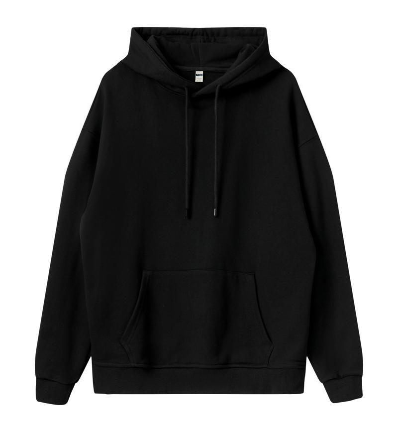 360g Terry Loop Drop-Shoulder Pocket Sweatshirt Fashionable Double-Layer Hooded Student Oversized Trendy Youth Sweatshirt