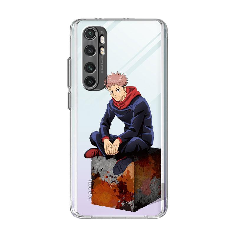 

Чехол TPU для Xiaomi Mi 11X Note 10 Lite 11 Lite 12X 12 9T 10T 5G 11T Poco X3 Pro M3 10T Pro мягкий японский аниме дзюдзюцу кайсен Poco F3