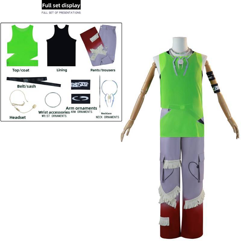 Alien Stage Till Cosplay Suit With Durable Fabric For Game And Anime Role Play
