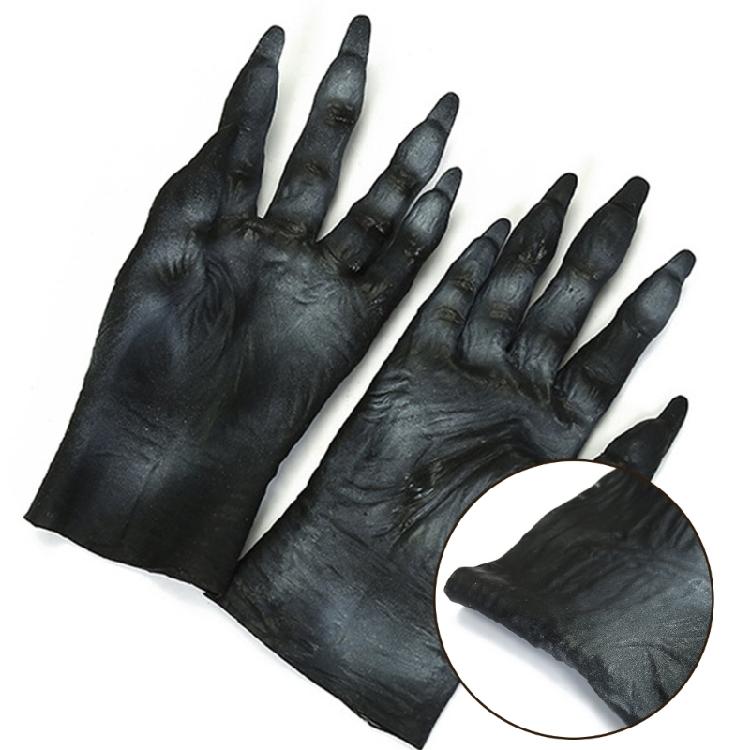 Halloween Devil Mask Latex Werewolfs Gloves Horrific Demons Gloves Zombied Hand Gloves Monsters Gloves Unisex Gifts