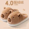 Heel Cotton Slippers 2025 New Autumn and Winter Indoor Home Plush Warm Non-slip Outer Wear Cotton Mop