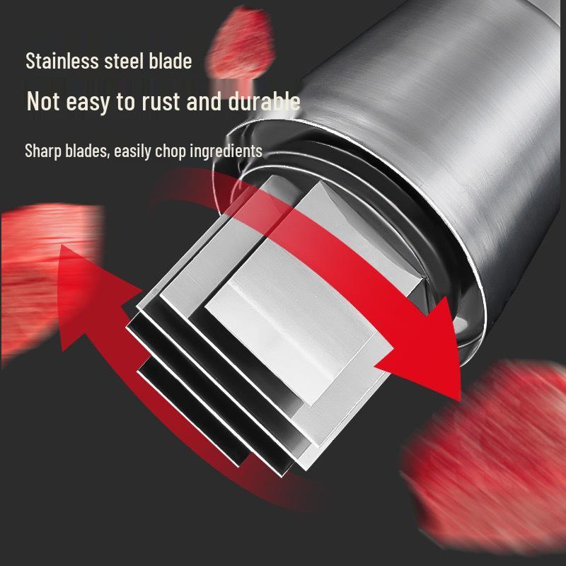 Popular Stainless Steel Kitchen Garlic Press and Chopper