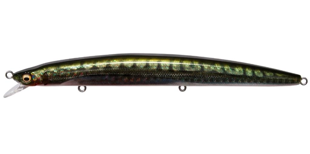 Megabass Cookai Slim 140F Floating Lure FA green Mackerel (6390)