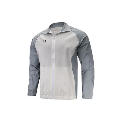 Giacca Sportiva Retro Tinta Unita con Logo Stampato e Colletto alla Coreana da Uomo Giacca Bianca 22500402-100