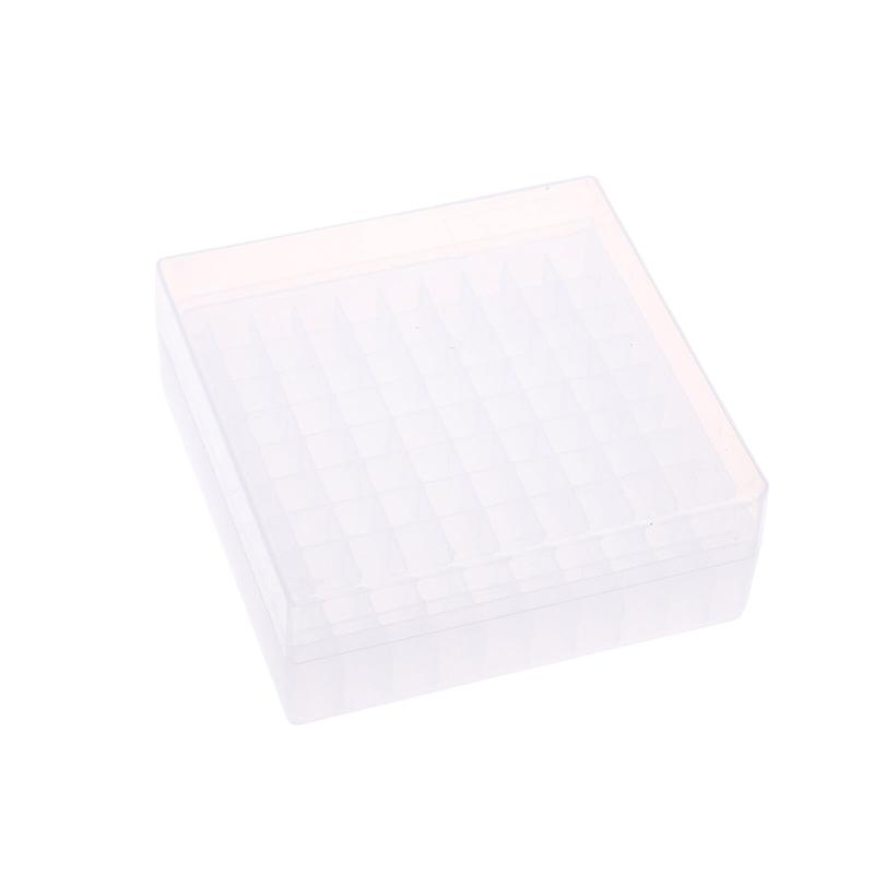 Πλαστική Εργαστηριακή Θήκη Σωλήνων 100 Οπών Ράφι Χρήση Για Σωλήνα Κρυοσυντήρησης 2ml 1.5ml 1.8ml Με Καπάκι Σύνδεσης