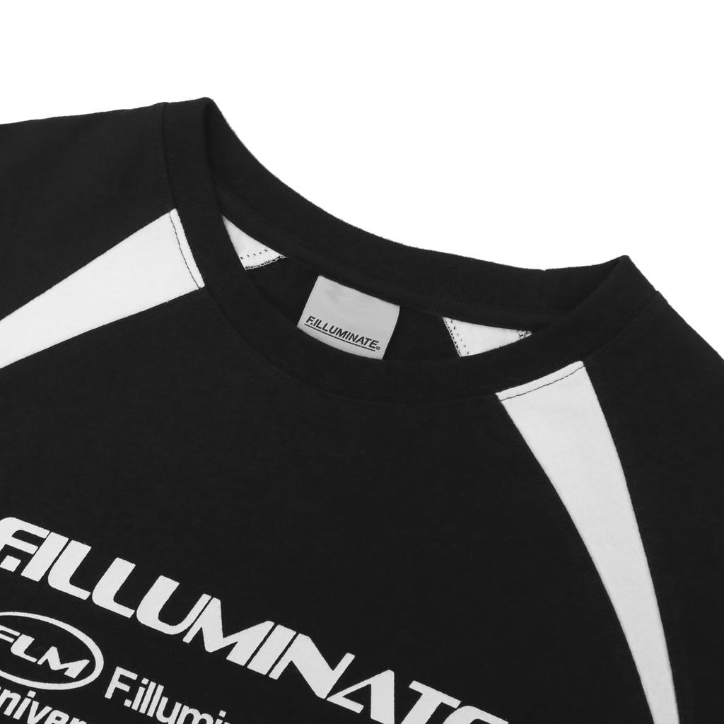 FILLUMINATE Flm Logo Block T-Shirt - Black