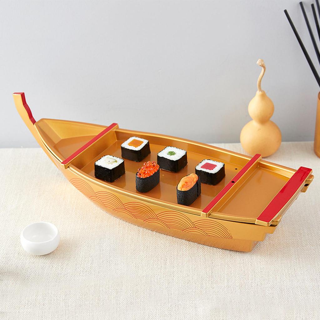 Sushi-Boot Serviertablett, Holz Wiederverwendbare Form Japanisch Glatt Sashimi-Halter Einzugsgeschenk