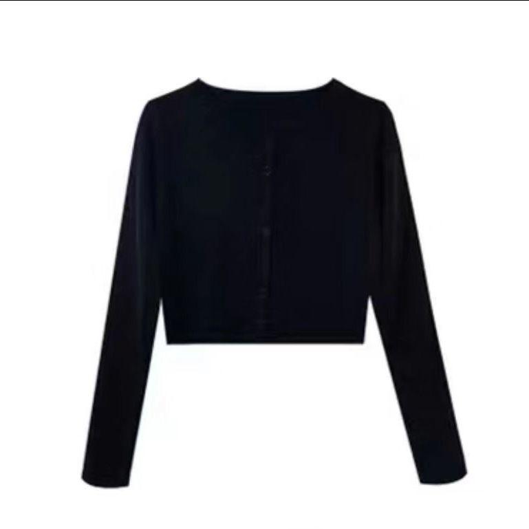 

Sweet & Spicy Summer Knit Cardigan with Camisole Dress - Women s Slimming Skirt & Black Bow Accent S (up to 80 kg)