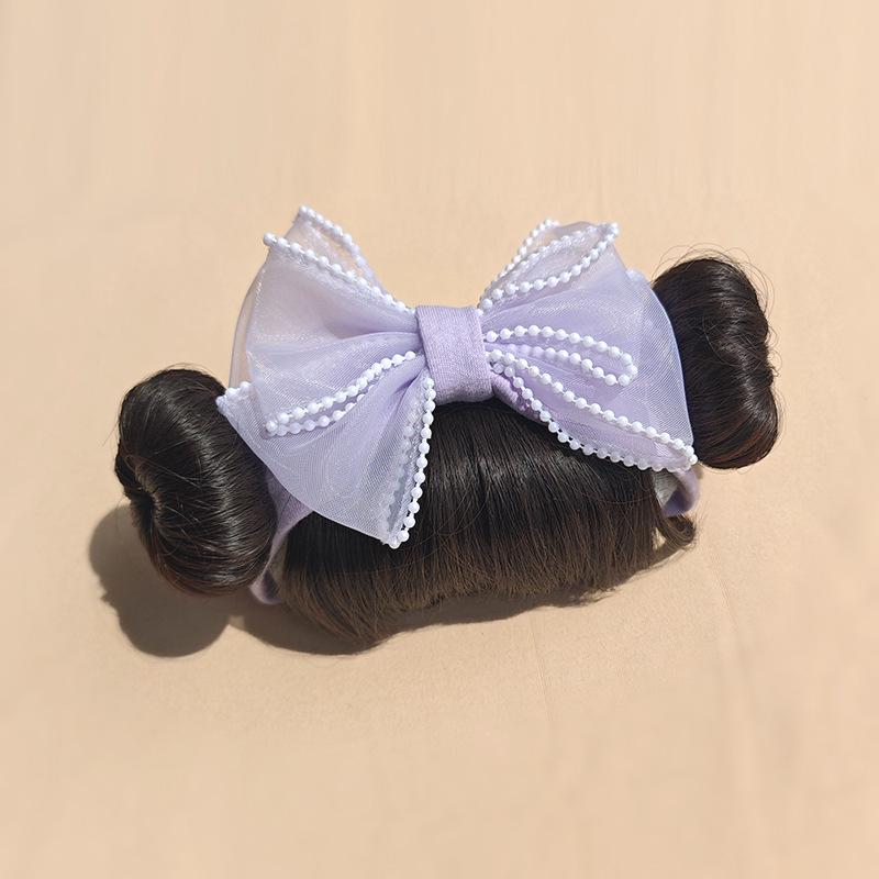 1Pcs Cute Bow Baby Girl Wig Hat Hairpiece Christmas Newborn Children Kids Girls Cosplay Headbands  Year Hair Accessories