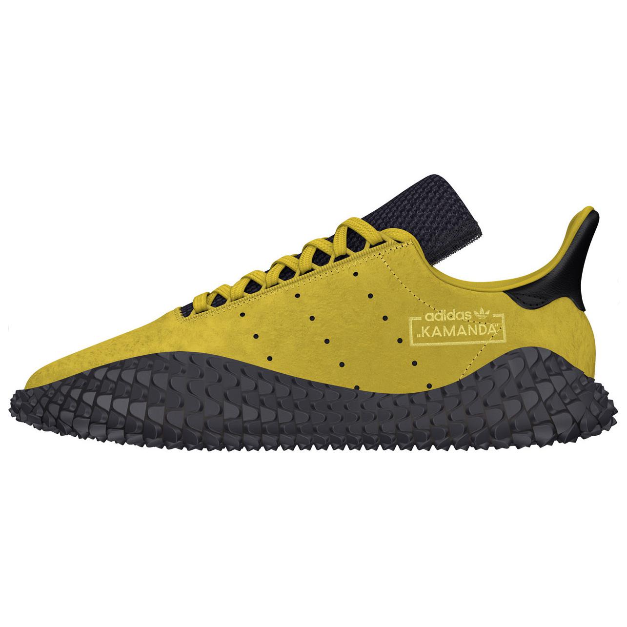 

Adidas Originals Kamanda Сырая охра Удобные Модные Нескользящие Прочные Низкие Повседневные Кроссовки Унисекс Повседневные Кроссовки Желтый Черный G27712 40