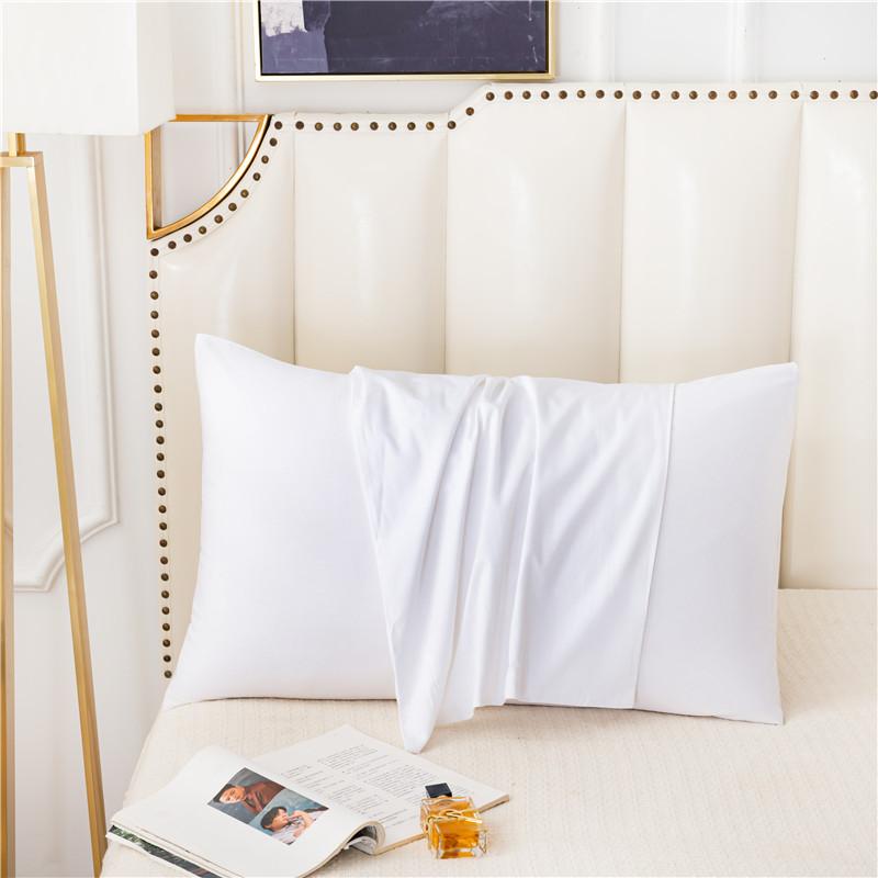Pure Cotton Pillowcase High-Quality Envelope Pillowcover Solid Color Bedding Pillow Case 40x60 50x90 Sleep Pillow Cover