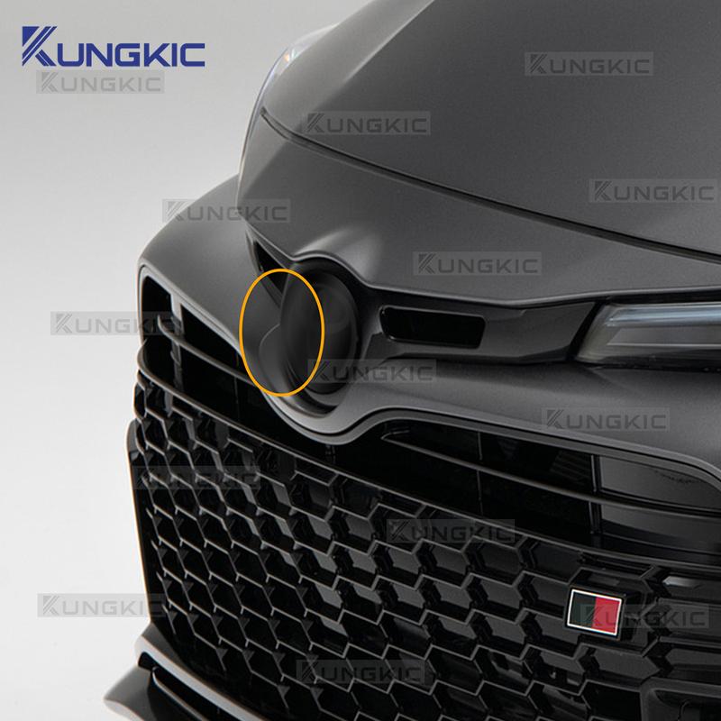 For Toyota GR Corolla -2025 Car Front Emblem Pre Cut Dark Smoked TPU PPF Protection Film Anti-scratch Exterior Accessories