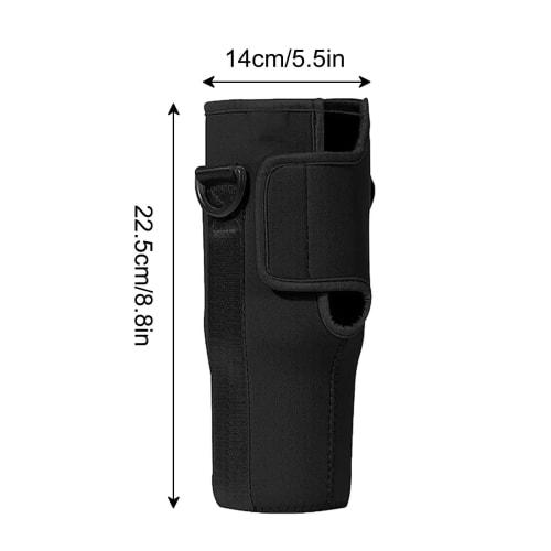 Water Bottle Sling Bag | 40oz Tumbler Holder | Sports Bottle Pouch Holder Sleeve Case, Water Cup Bag with Handle, Car Insulated Cup, Stainless Steel S