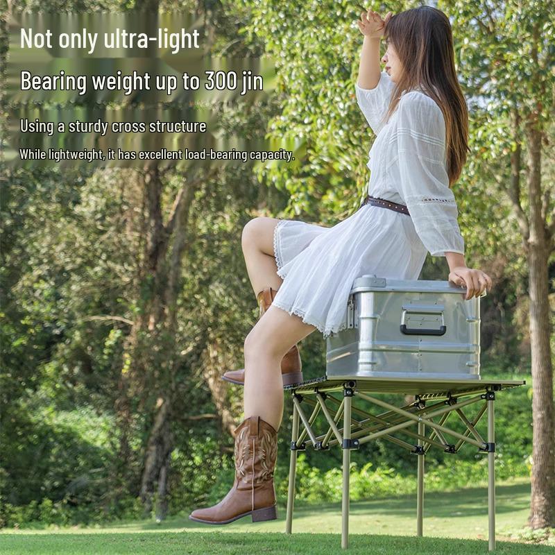 Ultra-light Portable Folding Outdoor Table & Chair Set for Camping and Picnics