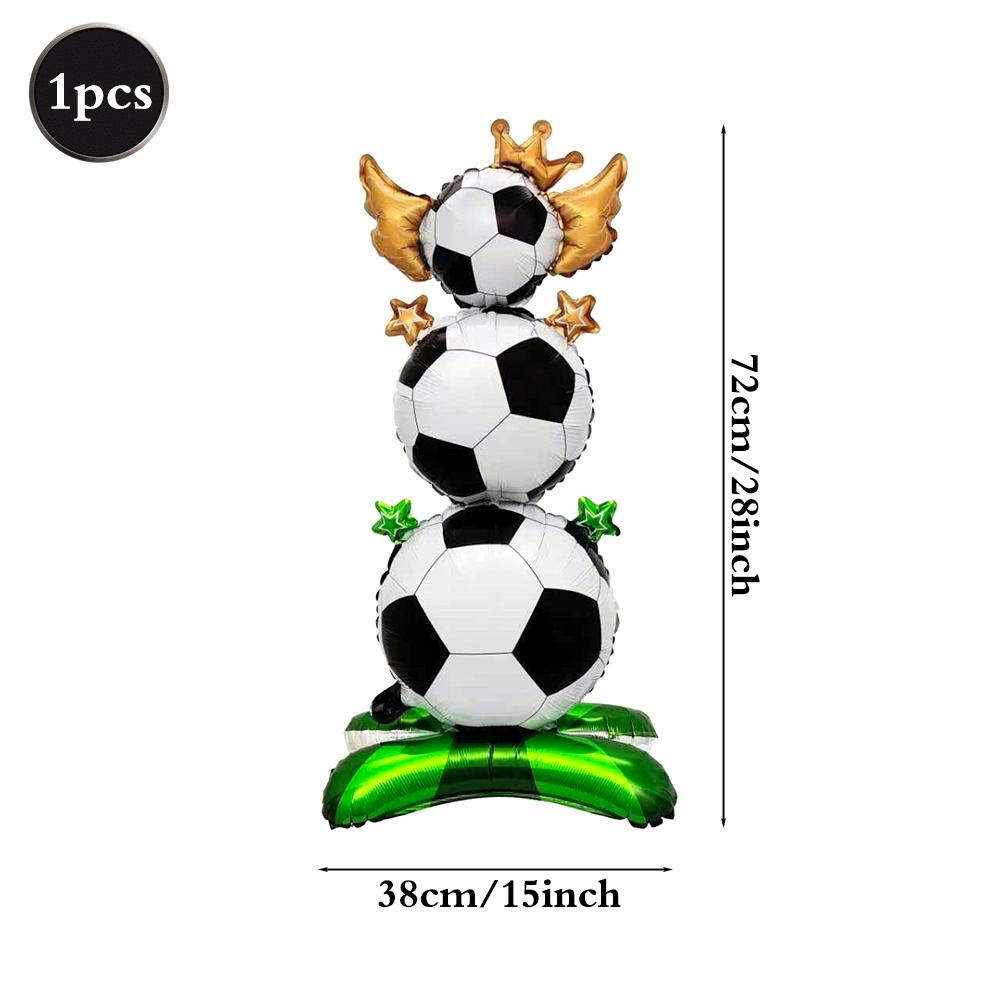 Giant Soccer Trophy Foil Balloons Champion Football Helium Globo Boy Birthday Party Decorations Sports Theme Event Supplies Kids
