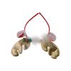 Dress Up Elk Bells Christmas Hair Band Antlers Headband Female Plush Hair Hoop Christmas Decoration
