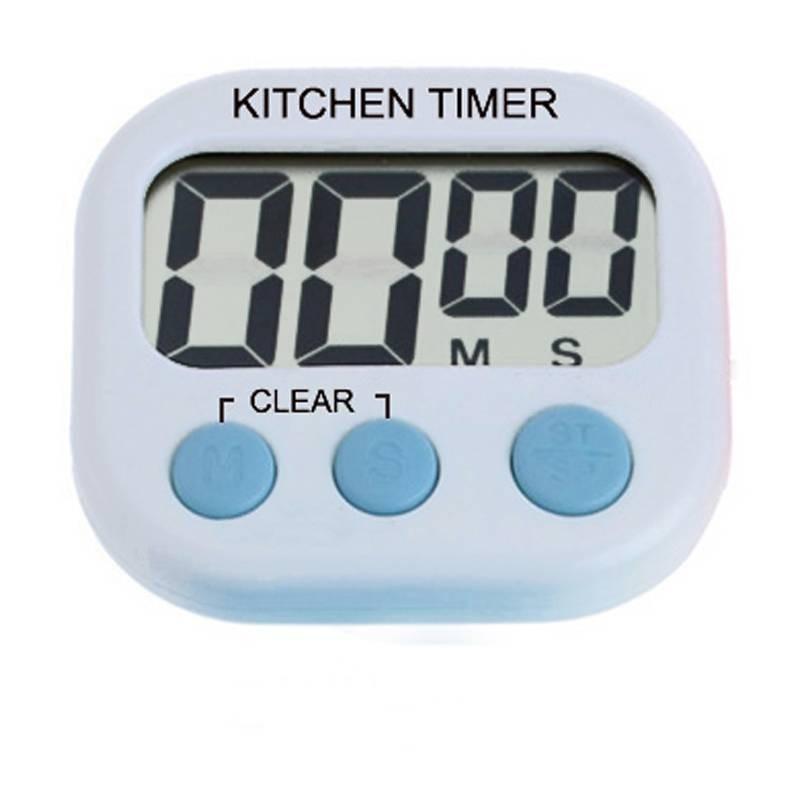 

Lcd Digital Magnetic Kitchen Countdown Timer Alarm Cooking Clock Tool Practical белый