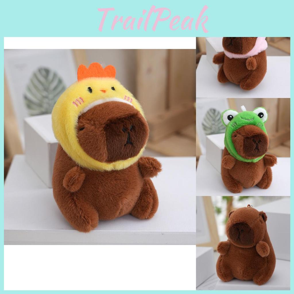 Charming Capybara Plush Keychain Soft Toy In Various Designs Ideal For Collectors And Gift Givers
