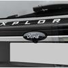 Car Sticker 3pcs Car Front Rear Cover Badge Steering Wheel Sticker for Ford Kuga Mondeo Explorer Escape ST Focus Edge Taurus Equ