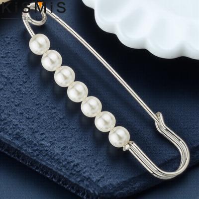 Damska Broszka z Pereł Klamra do Szalika Biżuteria do Ubrań i Spodni Akcesoria Mody Mały Element Dekoracyjny