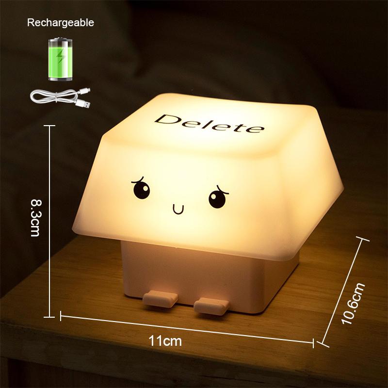 

Светодиодные ночники Прикроватная лампа для стола Украшение комнаты Перезаряжаемая через USB Светодиодная лампа Декор Праздник Детская спальня на день рождения подарок розовый